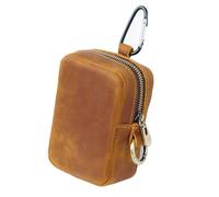 Monedero con cinturón y cintura para guardar tarjetas, con forma rectangular, para teléfono, bolsa de cintura para todos los días, Brown, Talla única