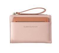 Monedero con cremallera para mujer - de monedas con ranuras para tarjetas | Cartera Multifuncional, Cartera de crédito corto, Cartera multifuncional de G, rosa, Se référer au descriptif