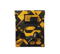 Monedero con estampado de faro antiguo, organizador de monedas, soporte de cambio, cartera de viaje pequeña, para monedas, cambio, auriculares, Mostaza Amarillo y Negro, One Size, Moderno