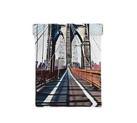 Monedero con estampado del desierto de cactus, organizador de monedas, soporte de cambio, cartera de viaje pequeña, para monedas, cambio, auriculares, Puente de Brooklyn, One Size, Moderno