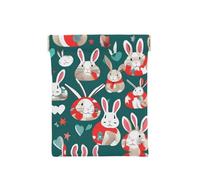 Monedero con estampado del desierto de cactus, organizador de monedas, soporte de cambio, cartera de viaje pequeña, para monedas, cambio, auriculares, Conejos, One Size, Moderno