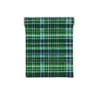 Monedero con estampado del desierto de cactus, organizador de monedas, soporte de cambio, cartera de viaje pequeña, para monedas, cambio, auriculares, Tartán escocés azul y verde, One Size, Moderno