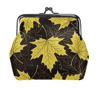 Monedero con hebilla de hojas verdes con patrón de flores rojas botánicas, bolsa de mano con hebilla, bolsa de mano con cierre de beso, monedero con cierre floral para mujeres y niñas, Multicolor 01, Talla única, Organizador de bolsas