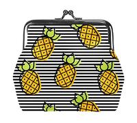 Monedero con hebilla de pingüino lindo pingüino para madre y pingüinos, monedero vintage con hebilla, bolsa de mano con cierre de beso, monedero con cierre floral para mujeres y niñas, Multicolor 19,