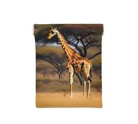 Monedero con impresión de patrón nacional africano, organizador de monedas, soporte de cambio, cartera de viaje pequeña, para monedas, cambio, auriculares, África jirafa majestuoso árbol, One Size,