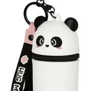 Monedero con llavero Panda Mini Kawaii - Monedero infantil con llavero - Legami - Accesorio kawaii para mochila