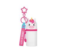Legami - Monedero con Llavero Mini Kawaii, con Anilla en Espiral, mosquetón y cordón para la muñeca, de Silicona, 5 x 12 x 5 cm