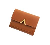 Monedero corto de moda para mujer, tarjetero, monedero, monedero, monedero, monedero, monedero, monedero, monedero, monedero, monedero, monedero, monedero, monedero pequeño, Brown, Talla única