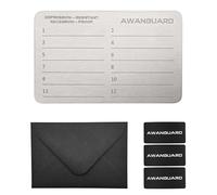 Monedero de Acero AWANGUARD Crypto -1x24 SEED Phrase Placas de Acero Inoxidable, Crypto Wallet. Almacenamiento de Frases de Recuperación. Monedero de Criptomonedas, Almacenamiento de Frases Semilla