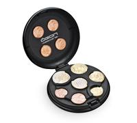 Monedero de Aluminio, Capacidad de hasta 20 Euros en Monedas, 5 Monedas por Compartimento, Modelo Euro Monedero