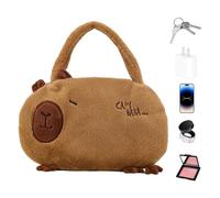 Monedero de animales de peluche,de muñecos de peluche - Colección de bolsos de felpa con asa,Monederos pequeños para mujer a la, bolso infantil de juguete, diseño de partición, asa para evento formal