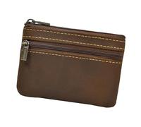 Monedero de cuero con diseño de caballo salvaje, billetera densa y permanente para rudimentos cotidianos, cartera de cuero con problemas, Brown, M, Mass Beauty
