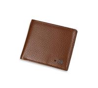 Monedero De Cuero De Vaca Plegable De Billetera Antipérdida para Hombres, Billetera Inteligente Antirrobo Billetera Inteligente con GPS Inteligente Bluetooth con Alarma, Registro De Posición,Marrón