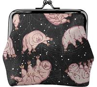 Monedero de Cuero para Mujer de Tardigrades in Space, pequeño Monedero con Hebilla de Cierre de CIE