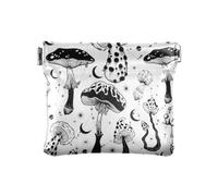 Monedero de cuero para mujer, joyería práctica para mujer, hongos místicos, Varios colores, 1 size, Moderno / Equipada