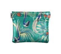 Monedero de cuero para mujer, portátil, con cierre, tarjetero, para niñas, bolso de mano, jardín, granada, árbol frutal, pájaro, Varios colores, 1 size, Moderno / Equipada