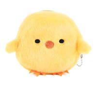 Monedero de dibujos animados amarillo, bolsa creativa con forma de pollo para mini monedero con cremallera, monederos y bolsas, organizadores de dinero, Amarillo, 1