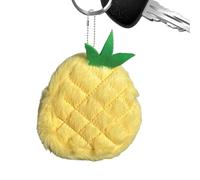 Monedero de felpa de frutas, cartera pequeña de dibujos animados y soporte para cambio, monedero pequeño y suave, colgante de bolsa de felpa, resistente al desgaste, multifuncional, de moda, se adapta