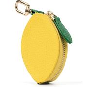 Monedero de frutas, llavero con abalorio, mini dije de piel kawaii, monedero para Airtag, bolso de mano
