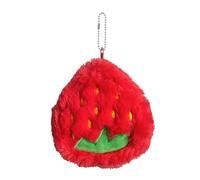 Monedero de frutas | Monedero con diseño de frutas de dibujos animados y soporte para cambios, monedero pequeño y suave, colgante de bolsa de felpa, resistente al desgaste, multifuncional, moderno, se