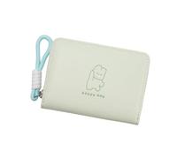 Monedero de gran capacidad, de piel sintética, a la moda, pequeño, tarjetero, diseño de gatos, gran capacidad, piel sintética, para gatos pequeños