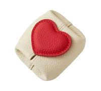 Monedero de las mujeres -8x8x3.5cm monedero del corazón | Mini billetera, cuero artificial en forma de corazón tamaño de bolsillo billetera de almacenamiento, lindo mini monederos de cambio para