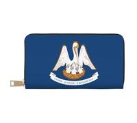 Monedero de mano con diseño de bandera del estado de Louisiana, moderno y versátil, puede contener teléfonos móviles, monedas, llaves