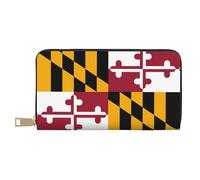 Monedero de mano con la bandera del estado de Maryland, moderno y versátil, puede contener teléfonos móviles, monedas, llaves