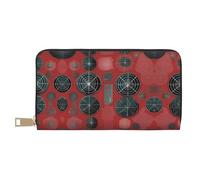 Monedero de mano con patrón de armas biológicas, moderno y versátil, puede contener teléfonos móviles, monedas, llaves