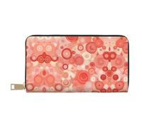 Monedero de mano Repetition of Circles moderno y versátil, largo que puede contener teléfonos móviles, monedas, llaves