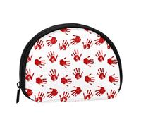 Monedero de mano sangriento, bonito mini monedero para mujer, pequeño monedero