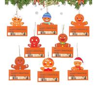 Monedero de Navidad para dinero en efectivo, Adornos Monedero de Navidad | 8X Monedero de Madera para Tarjetas de | Adornos de plata para el árbol de, Tarjeta de dinero por dinero