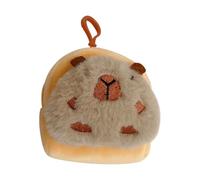 Monedero de peluche de Capybara, llavero y colgante de cartera con cordón, suave bolsa de animales de capibara, para Navidad y otras ocasiones, a, ver descripción, Ver descripción
