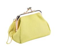 Monedero de piel Kiss Lock Card Holder Bag | Bolso de moneda portátil, para mujeres, mujeres, mujeres, esposas, estudiantes, viajeros, profesionales, almacenamiento de llaves de recibos de lápiz