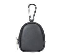Monedero de Piel, Monedero de Piel - Cartera para el Cambio - Monedero Impermeable para Mujer Hombre, Bolso Monedero, Elegante Estuche para Llaves, Negro, riferimento Alla descrizione, Consulte
