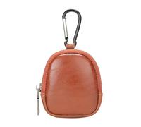 Monedero de piel, monedero de piel, cartera pequeña para el cambio | Monedero impermeable para mujer hombre, bolso monedero, elegante estuche para llaves, marrón, riferimento alla descrizione,