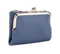 Monedero de piel sintética de 5.1 x 3.9 x 1.2 pulgadas, cartera de clip de color sólido para mujer, tarjetero de viaje y monedero para mamá, esposa, cumpleaños, dinero en efectivo, joyas, uso diario