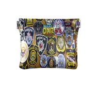 Monedero de piel sintética para mujer, práctico organizador de artículos personales para mujeres, niños y niñas, colección de insignias, fuentes, Estados Unidos, ciudades, Varios colores, 1 size,