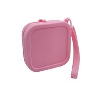 Monedero De Silicona Niños - Monedero Pequeño De Silicona | Monedero De Silicona, Monedero Cuadrado Para Monedas, Monedero Cuadrado, Bolsa De Auriculares, Bolsa De Cosméticos Portátil Para, Rosa,