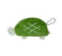 Monedero de tortuga de felpa con llavero, bonita cartera para mujeres y niños, pequeña bolsa de maquillaje, b, Talla única