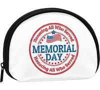 Monedero Happy Memorial Day, Monedero para Mujer y niña, Bonito Bolso de Moda, Monedero para Mujer, Regalo