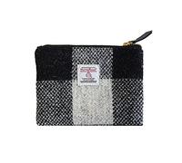 Monedero Harris Tweed Hecho a Mano - Bolso Vintage Británico para Lápiz Labial, Tarjetas y Documentos con Cremallera YKK (Unisex, Hombre y Mujer)