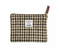 Monedero Harris Tweed Hecho a Mano - Bolso Vintage Británico para Lápiz Labial, Tarjetas y Documentos con Cremallera YKK (Unisex, Hombre y Mujer)