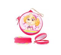 Monedero infantil de Patrulla Canina Skye redondo con cremallera, 7,3 cm, multicolor, Monedero