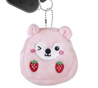 Monedero Kawaii - Cartera pequeña para hámster, bolso de animales de fresa, bonito soporte para tarjetas de dinero, mini monedero con cremallera, monederos para mujer, monederos para niños, mujeres