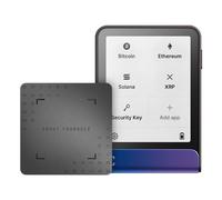Monedero Ledger Flex Negro Azul E Ink Bluetooth USB para Bitcoin y Ethereum