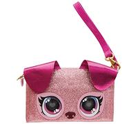 Monedero Mascotas Embrague Diva Cachorro Deslumbrante - Bolsa Infantil y Juguete en Uno, Ojos Brillan en Colores Arcoíris, para Niños a partir de 4