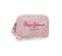 Pepe Jeans MIA Monedero Rosa Claro 12x8x2 cm Poliéster by Joumma Bags