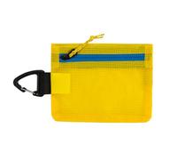 Monedero - Minibolsa portátil para tarjetas de crédito con cremallera, de cambio de nailon para billetes, de cartera compacta Lo más necesario, caminar viajar al aire libre senderismo