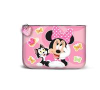 Disney Minnie Mouse Kitten-Monedero Cuadrado Pequeño, Rosa, 13 x 10 cm